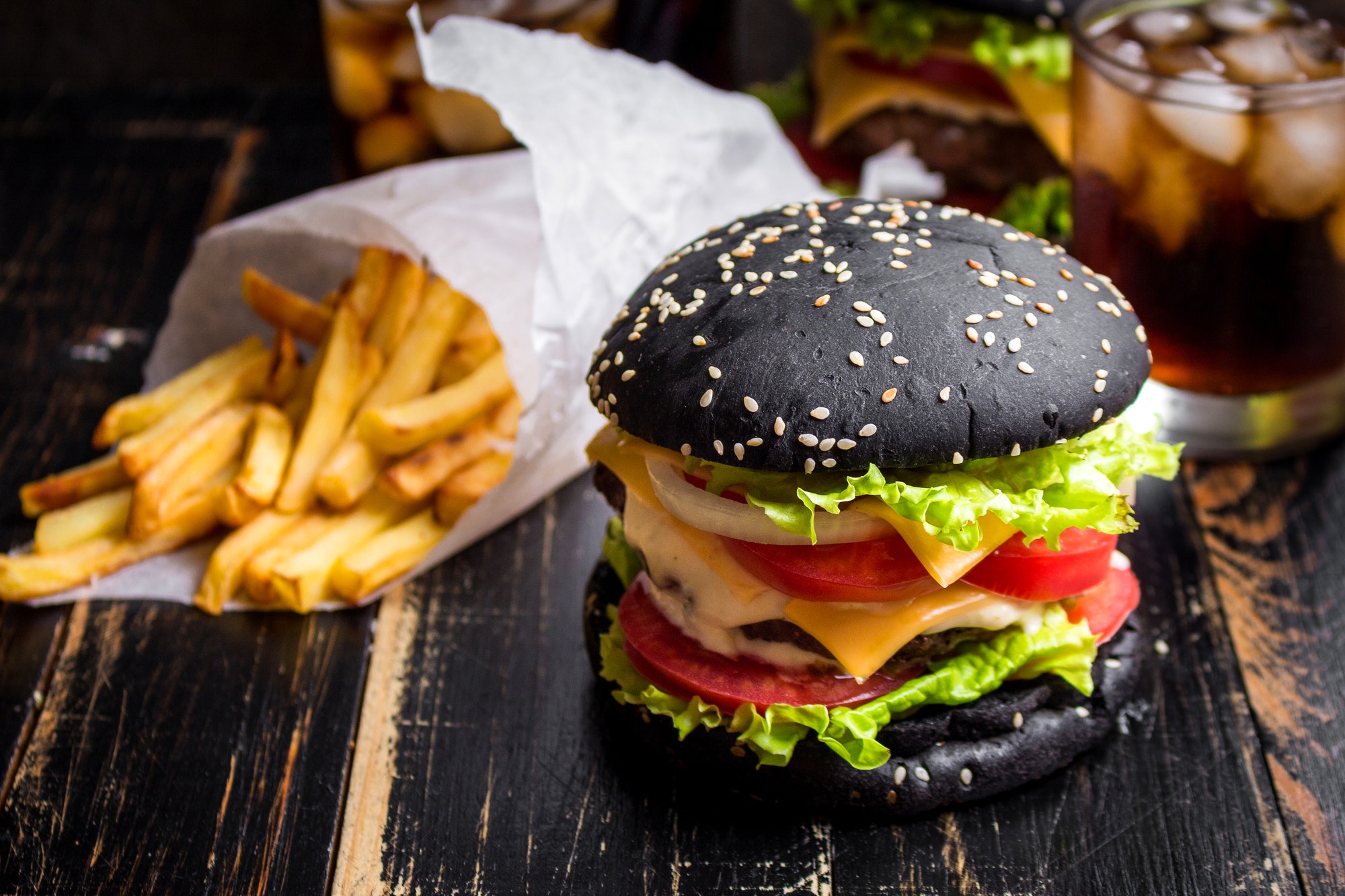 Black burger